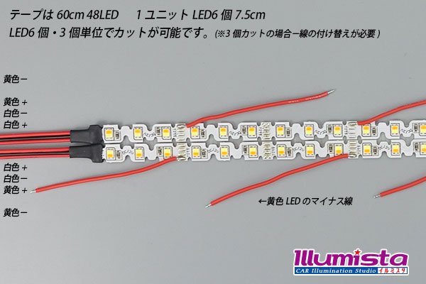 画像4: 二色シーケンシャルポジション用テープLED (4)