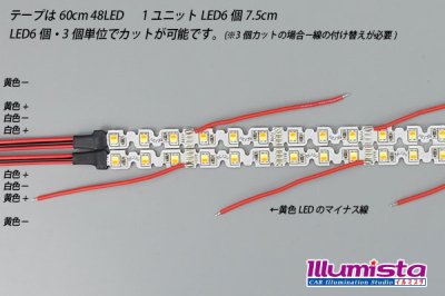 画像3: 二色シーケンシャルポジション用テープLED