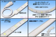 画像2: 全灌防水テープLED 30LED/m IP68 電球色 5m (2)