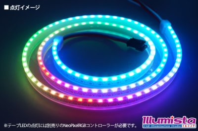 画像3: 側面発光 4020NeoPixel MiniテープLED シリコン防水 1m/120LED