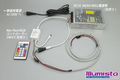 画像2: NeoPixel RGB TAPE LED 144LED/1m