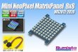 画像1: Mini NeoPixel Matrix Panel 8×8 (1)