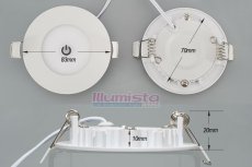 画像2: DC12Vタッチ式ダウンライト85mm (2)