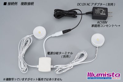 画像2: 小型LEDキャビネットライト ホワイト