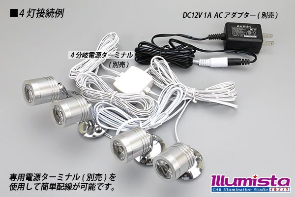 画像4: LEDスポットライト DC12V 1.5W (4)