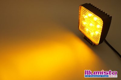 画像2: 9LED WORK LIGHT Yellow Gold