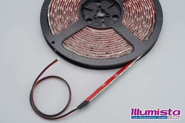 画像3: 12V車用クリアドームテープLED 白色 5m/300LED (3)