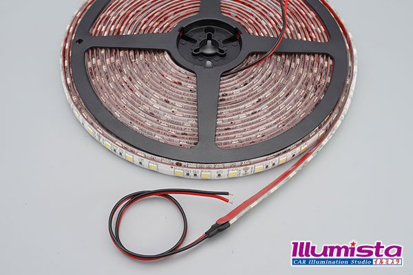 画像3: 24V車用クリアドームテープLED 白色 10m/600LED (3)