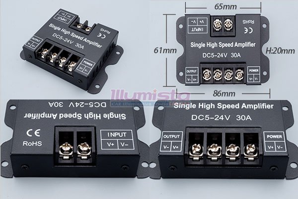 画像3: 増幅器 DC5-24V 30A (3)