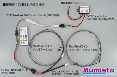 画像3: NeoPixelラインイルミネーション1.1m
