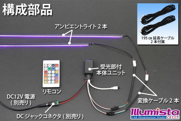 画像3: アンビエントライトキット ダブルライン (3)