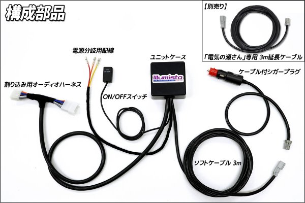 画像7: 車中泊用電源ケーブル「電気の源(げん)さん」 (7)