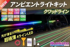 画像1: アンビエントライトキット クワッドライン (1)