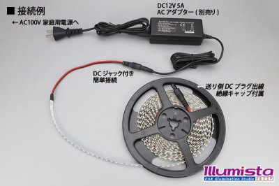 画像2: 3528テープLED 120LED/m 非防水 青色 5m