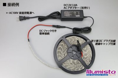 画像2: 5050テープLED 30LED/m クリアドーム 青色 5m