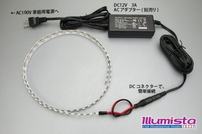 画像2: 5050テープLED 96LED/m 非防水 白色 1m