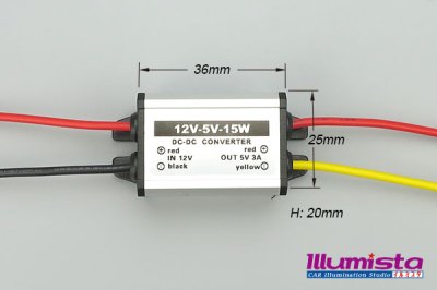 画像1: DC/DCコンバーター 12Vto5V3A