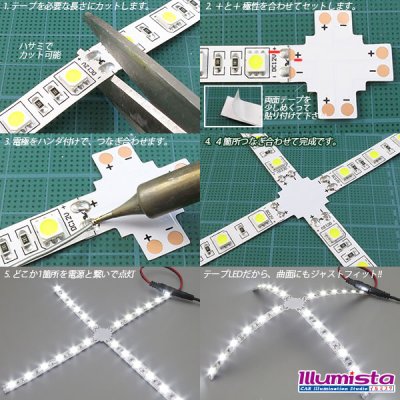 画像1: 10mm2芯十字基板 十-PCB-10