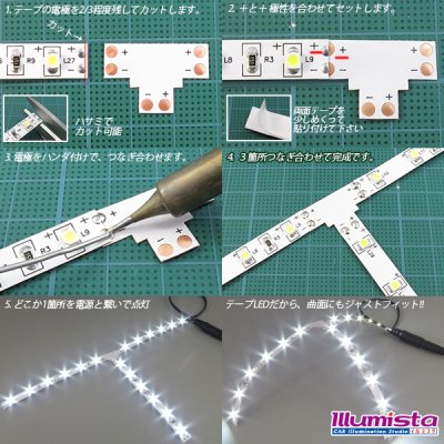 画像1: 8mm2芯T字基板 T-PCB-8