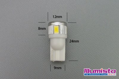 画像1: 5630SMD T10 6LEDバルブ 白色