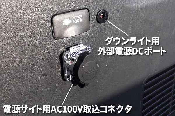 外部電源ポート 外部電源ポート
